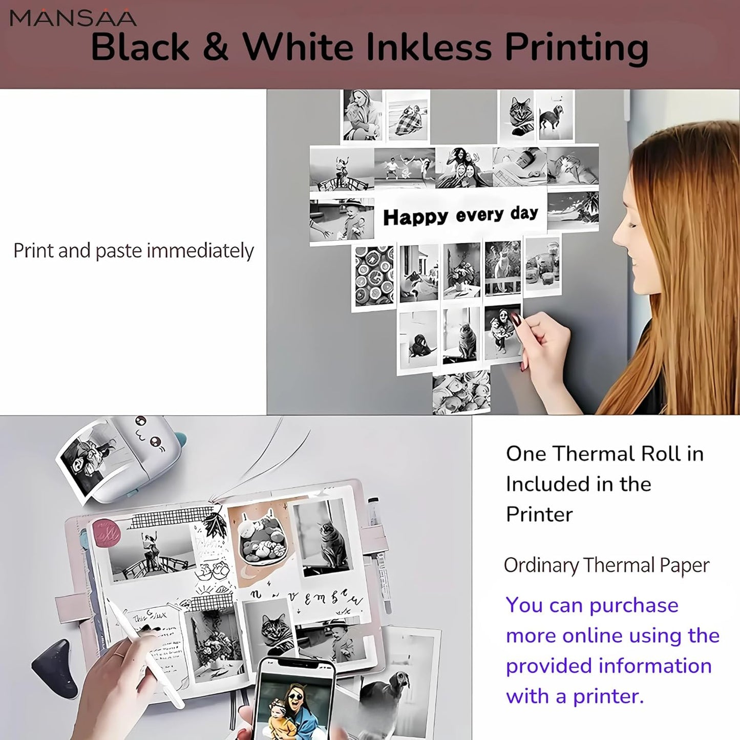 Mini thermal printer