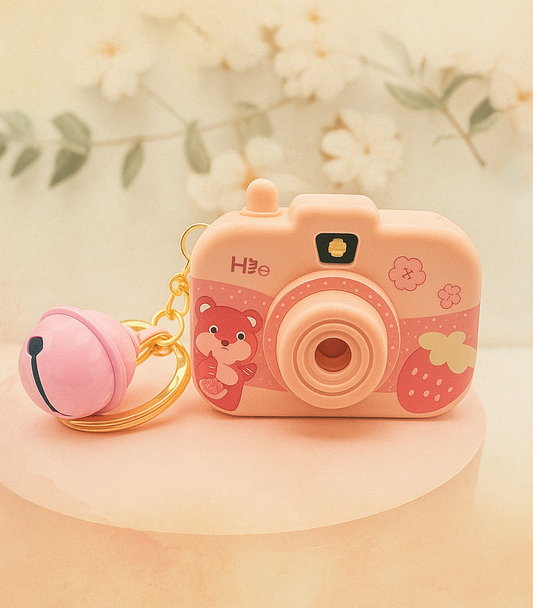 Camera projector keychain